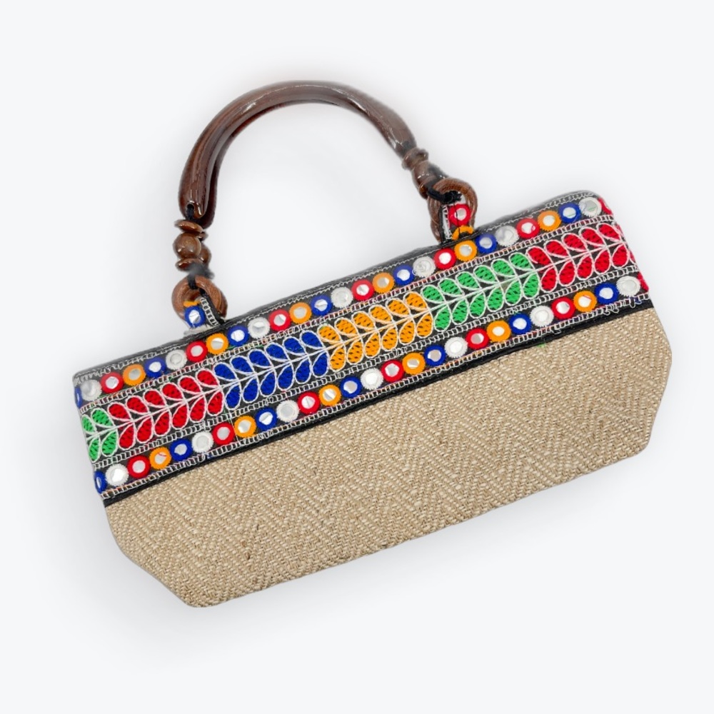 Jute Cottage Hand Bag